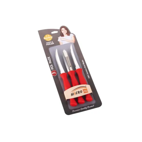 Image of THE SR BRAND Stainless Steel Kitchen Knife Set Of 3