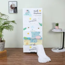 The Tickle Toe Plastic Chest of 7 Drawers