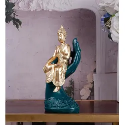 THE WHITE INK DECOR Golden Enlightenment: Buddha