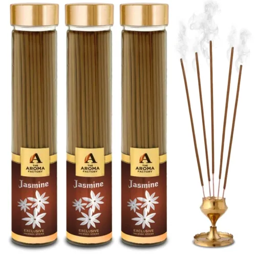Image of The Aroma Factory Jasmine Agarbatti (100g * pack of 3)