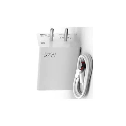 Image of THE BATTERY Original 67W SonicCharge Fast Charger with Type C Cable for Redmi Note 12 pro max/Note 11 pro/Note 10 pro/No