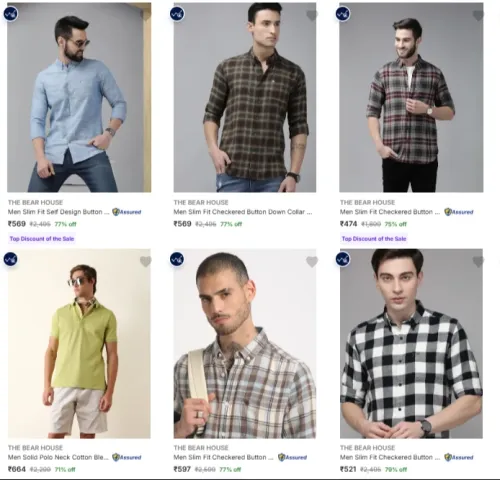 Image of THE BEAR HOUSE Men's Clothing upto 79% Discount