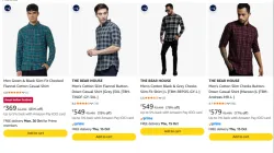 The Bear House Mens shirts upto 85% Discount