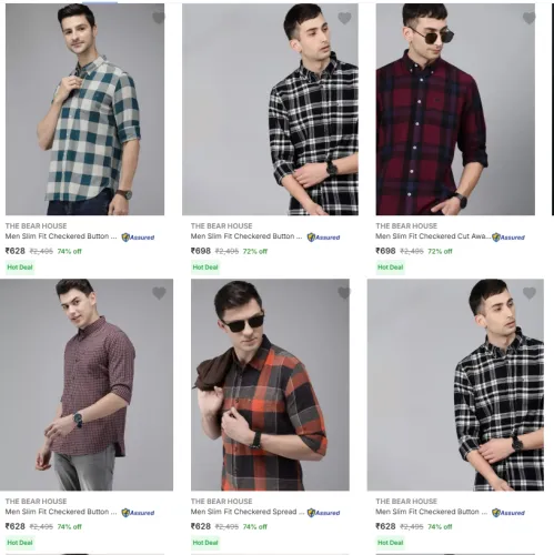 Image of THE BEAR HOUSE Men's Clothing @ Minimum 70% Discount