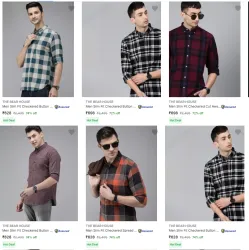 THE BEAR HOUSE Mens Clothing @ Minimum 70% Discount