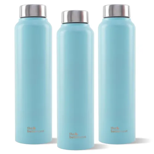 Image of The Better Home Stainless Steel Water Bottle 1 Litre | Leak Proof, Durable & Rust Proof | Non-Toxic & BPA Free Steel Bot