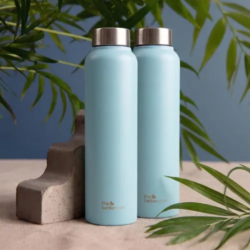 Image of The Better Home Stainless Steel Water Bottle 1 Litre (Pack of 2)