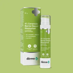 The Derma Co 4% Ceramide Barrier Repair Moisturizer with, Niacinamide, and Oxylance (50 g)