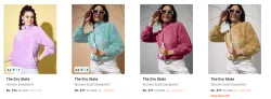 The Dry State Womens Sweatshirts at minimum 80% Discount