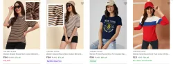 The Dry State Womens T-Shirts upto 87% Discount