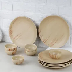 The Earth Store 12-Piece Ceramic Dinner Set
