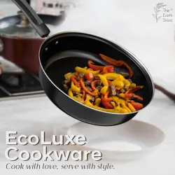 The Earth Store EcoLuxe 21.5cm Diameter Lass Oil Non Stick Fry pan