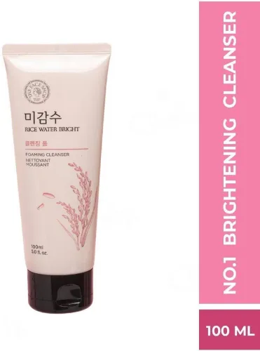 Image of The Face Shop Rice Water Bright Foaming Cleanser (100ml)