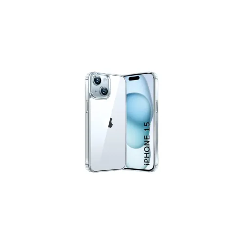 Image of TheGiftKart Ultra-Hybrid Crystal Clear Back Case Cover for iPhone 15