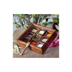 THEHEARTWILL Spice Box With 2 Spoon 