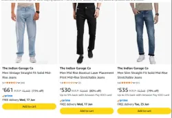 the india garage co. men jeans up to 80% Discount 