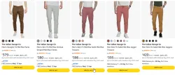 The indian garage co mens pants Upto 80% discount 