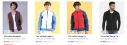 The Indian Garage Co. Mens Jackets at minimum 80% Discount