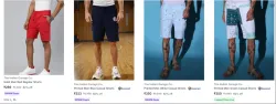 The Indian Garage Co Mens Shorts at minimum 70% Discount