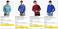 The Indian Garage Co. Mens Sweaters upto 84% discount 