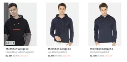 The Indian Garage Co. Mens Sweatshirts at minimum 80% Discount