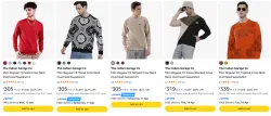 The indian garage co mens sweatshirts upto 80% discount 