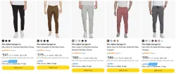 The indian garage co mens trousers upto 80% discount 