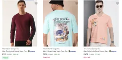 The Indian Garage Co Mens T Shirts at minimum 71% Discount