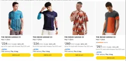 The Indian Garage Co. mens Tshirts upto 84% discount 