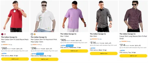 Image of The indian garage co mens fashion upto 80% discount 