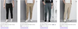 The Indian Garage Co Mens Trousers at minimum 70% Discount