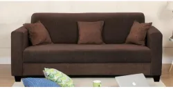 thelazyloft pearl 3 seater Sofa brown Fabric 