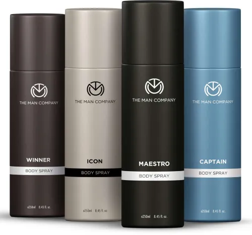 Image of The Man Company Body Spray Deodorant (250ml * pack of 4)