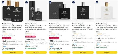 Image of The Man Company Deodorant at minimum 72% Discount