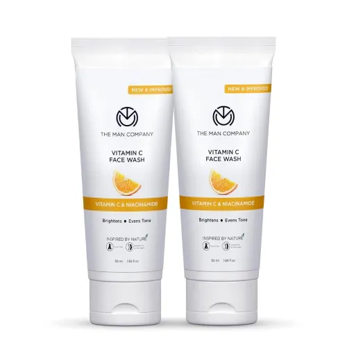 Image of The Man Company Vitamin C Face Wash for Men - 2 x 50ml