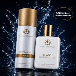 The Man Company Blanc EDT (50ml) & Body Spray (120ml) Combo