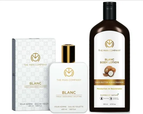 Image of The Man Company Blanc Perfume & Lotion Combo