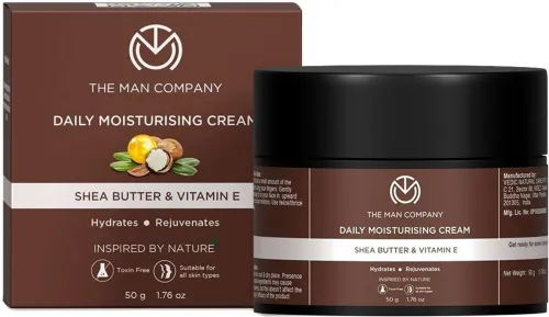 Image of THE MAN COMPANY Daily Moisturising cream, Shea Butter & Vitamin E (50 g