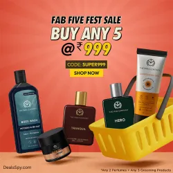 The Man Company Offer: Buy Any 5 Products @ ₹999 Only
