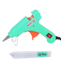 THEMISTO 20W Mini Glue Gun + 10 Sticks