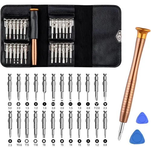 Image of THEMISTO - built with passion 27 in 1 Screwdriver Set Multi Pocket Repair Tool Kit 