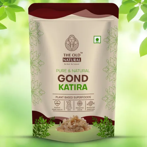 Image of The Old Natural Gond Katira Pure (Edible ) | Tragacanth | Keep body cool | Dried Gum (1 x 200 g) Dried Gum (1 x 200 g)