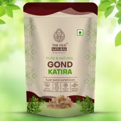 The Old Natural Gond Katira Pure (Edible ) | Tragacanth | Keep body cool | Dried Gum (1 x 200 g) Dried Gum (1 x 200 g)