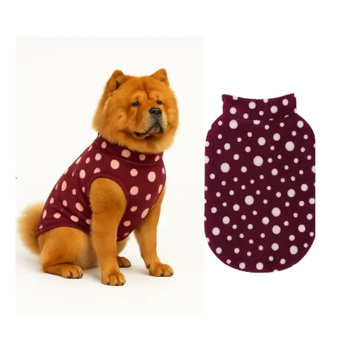 Image of The Pets Company Dog Winter Coat Jacket, Clothes, Windproof, Light Weight, Washable, Ultra Warm Thick Fleece Lined Dog V