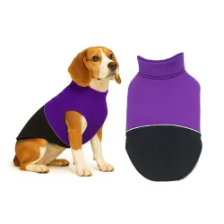 The Pets Company Reversible Fleece Dog Winter Coat, Medium