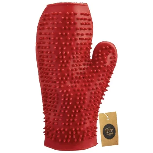 Image of The Pets Company Silicone Dog Grooming & Massage Bath Brush Glove
