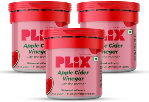 Image of The Plant Fix Plix Apple Cider Vinegar Effervescent, 3x3 Tablets