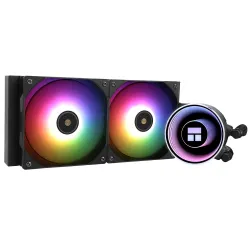 Thermalright Frozen Notte 240 Black ARGB V2 Water Cooling CPU Cooler,240Black CPU Cooler Specifications, Double PWM Fans, S-FDB Bearings, Suitable for AMD/AM4 AM5,Intel LGA 1700/1150/1151/12...
