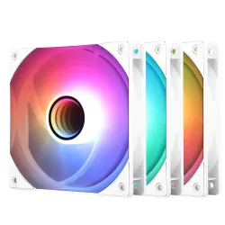 Thermalright TL-C12W-S V3 CPU Fan 120mm Case Cooler Fan ARGB, 4pin PWM Connector Silent Computer Fan with S-FDB Bearing,Desktop Cooling Fan has ARGB Mirror Light Effect (3-Pack Fans)