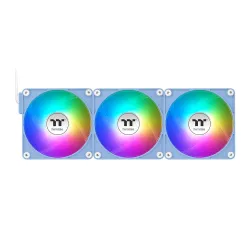 Thermaltake CT120 EX ARGB Sync PC Cooling Fan Hydrangea Blue 3 Pack/Fan/12025/PWM 500~2000 RPM/ARGB MB Sync/Hydrangea Blue